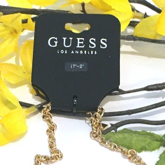 3/$29! GUESS charm necklace tassel, elephant, leaf - Picture 2 of 7